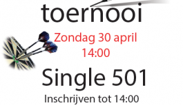 Darttoernooi Zondag 30 April! 14:00uur Darttoernooi Zondag 30 April! 14:00uur