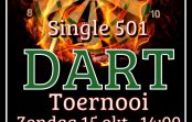 Single 501 Darttoernooi zondag 15 okt. 2017 Single 501 Darttoernooi zondag 15 okt. 2017