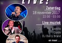 Zaterdag 18 november Cheers Diemen Live!!!
