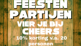 Borrels, feesten en partijen vier je bij Cheers Borrels, feesten en partijen vier je bij Cheers