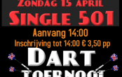 Darttoernooi zondag 15 april single 501 Darttoernooi zondag 15 april single 501