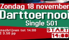 Darttoernooi zondag 18-11 aanvang 14:00 Darttoernooi zondag 18-11 aanvang 14:00